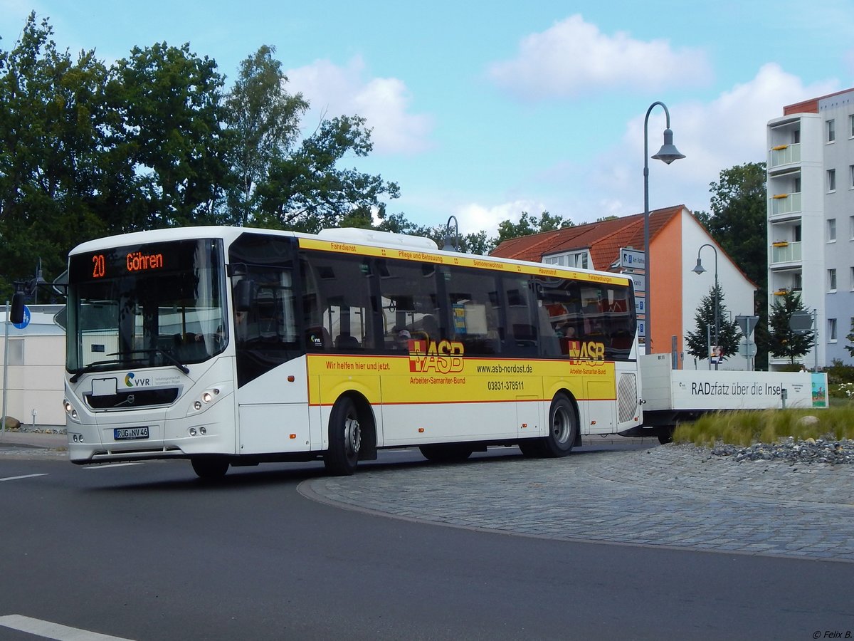 Volvo 8900 der VVR in Binz am 30.08.2018