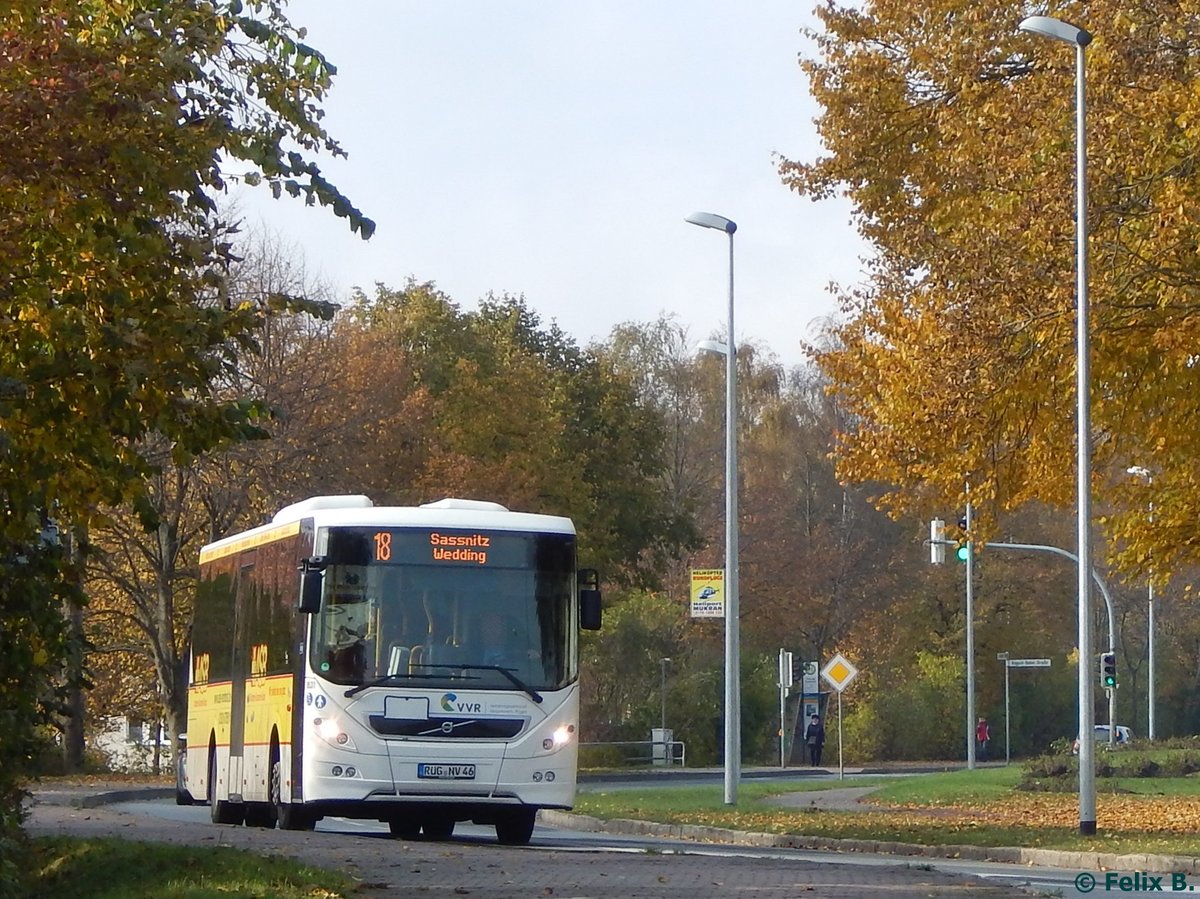 Volvo 8900 der VVR in Sasnitz am 23.10.2016