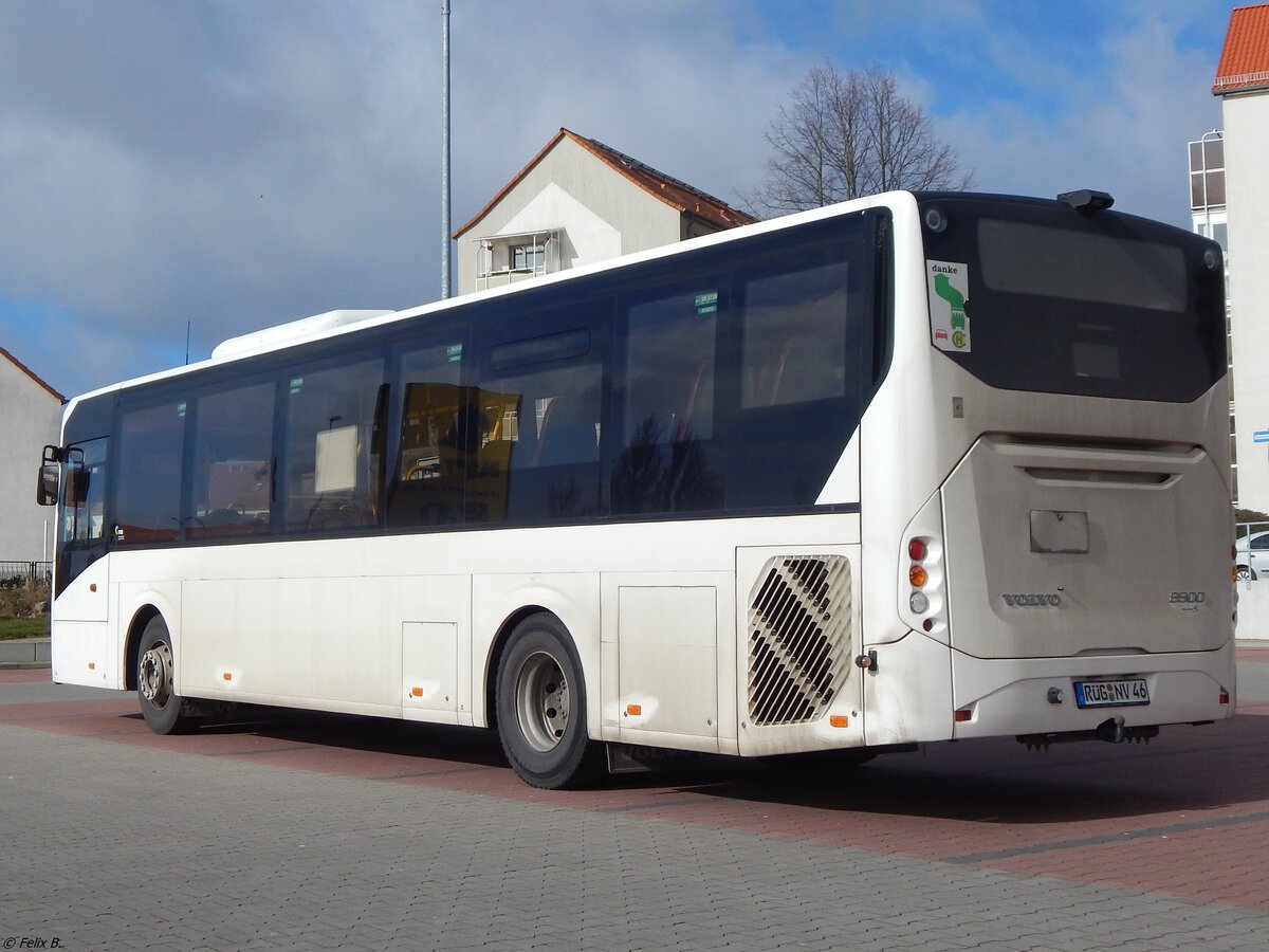 Volvo 8900 der VVR in Sassnitz am 10.03.2019