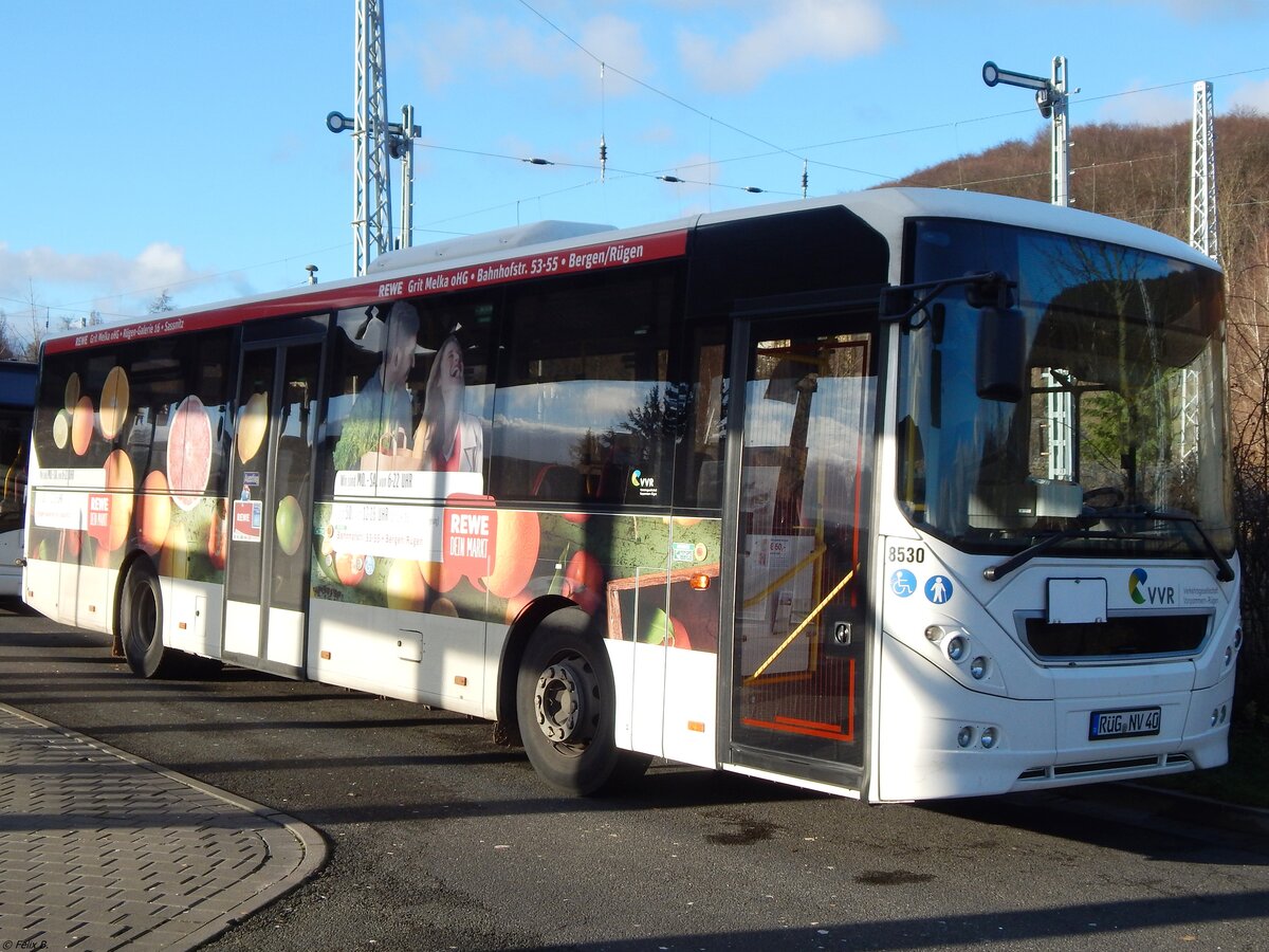 Volvo 8900 der VVR in Sassnitz am 30.11.2019