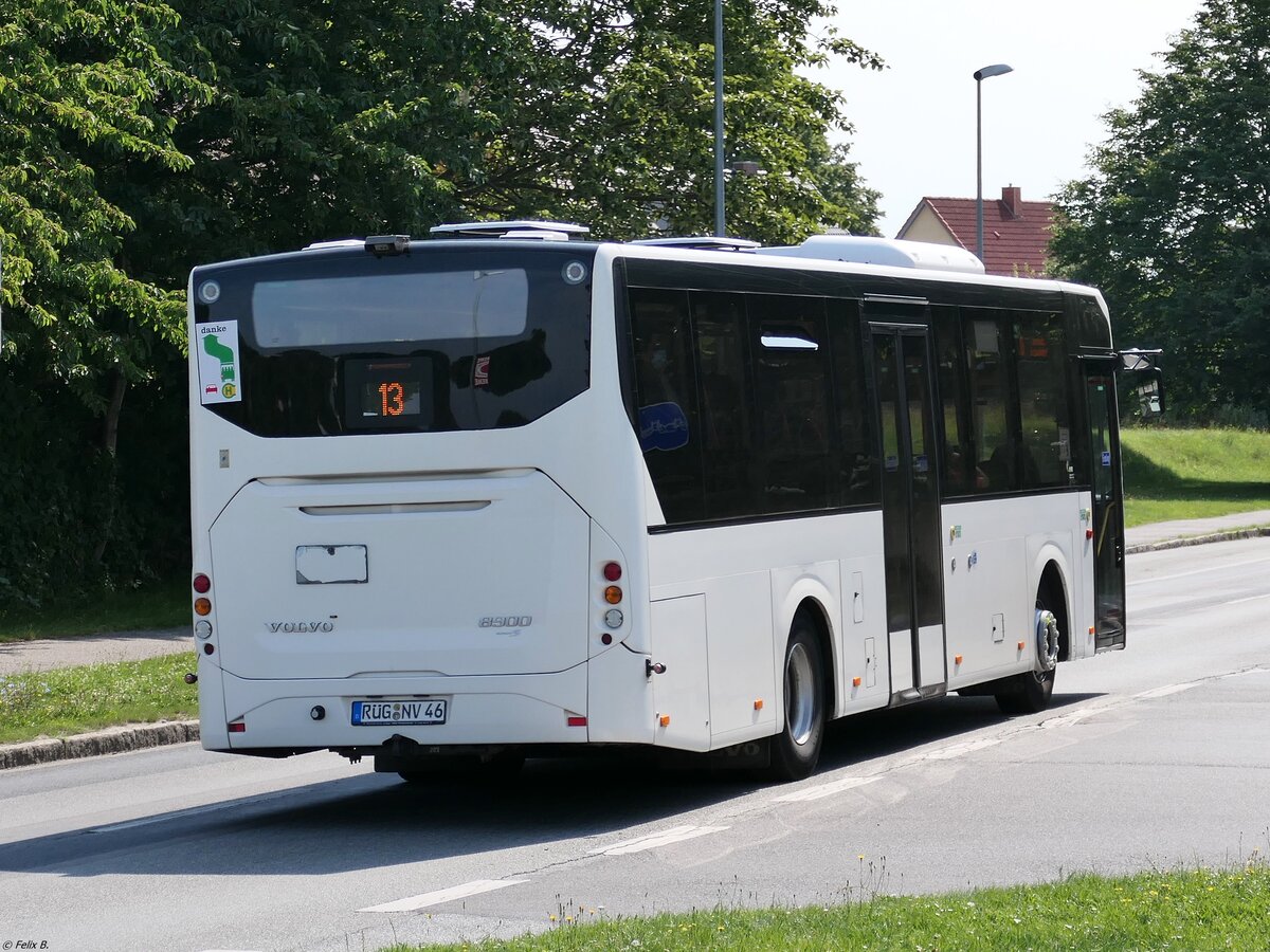 Volvo 8900 der VVR in Sassnitz am 19.07.2020