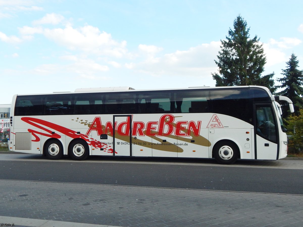 Volvo 9700 von Andreßen aus Deutschland in Sassnitz am 15.09.2018