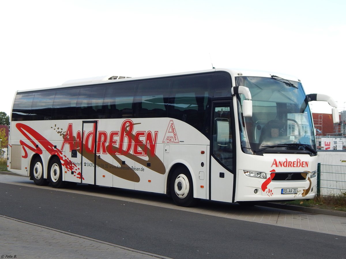 Volvo 9700 von Andreßen aus Deutschland in Sassnitz am 15.09.2018
