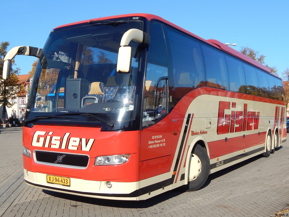 Volvo 9700 von Gislev aus Dänemark in Wernigerode am 27.10.2015