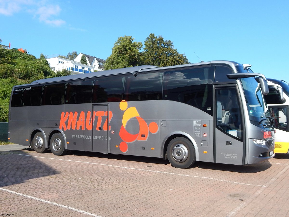 Volvo 9700 von Knautz aus Deutschland in Sassnitz am 16.09.2017