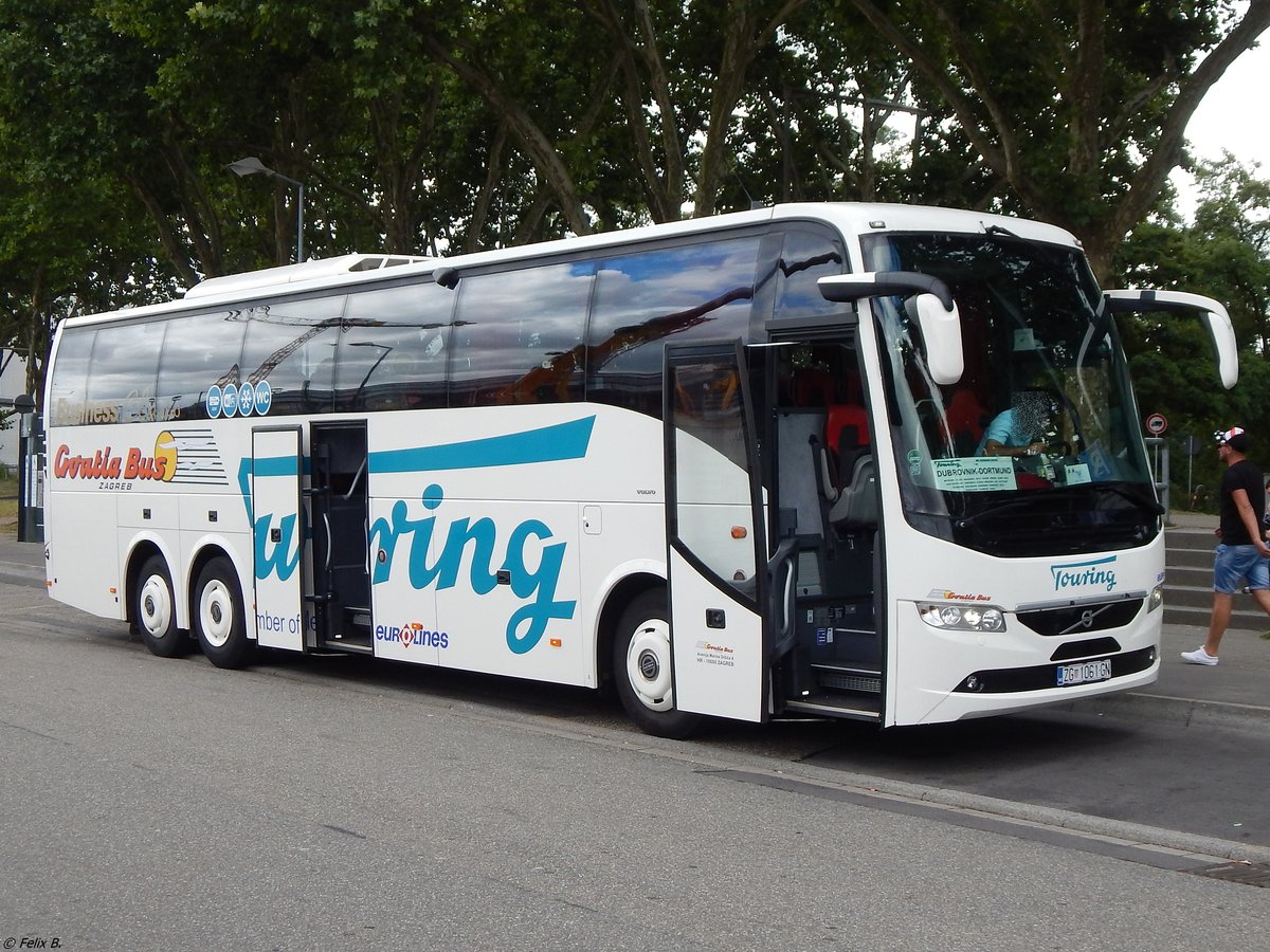 Volvo 9700 von Touring/Croatia Bus  aus Bosnien-Herzegowina in Karlsruhe am 22.06.2018