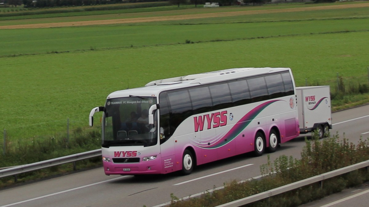 Volvo 9700, Wyss Reisen, Oensingen fin août 2014