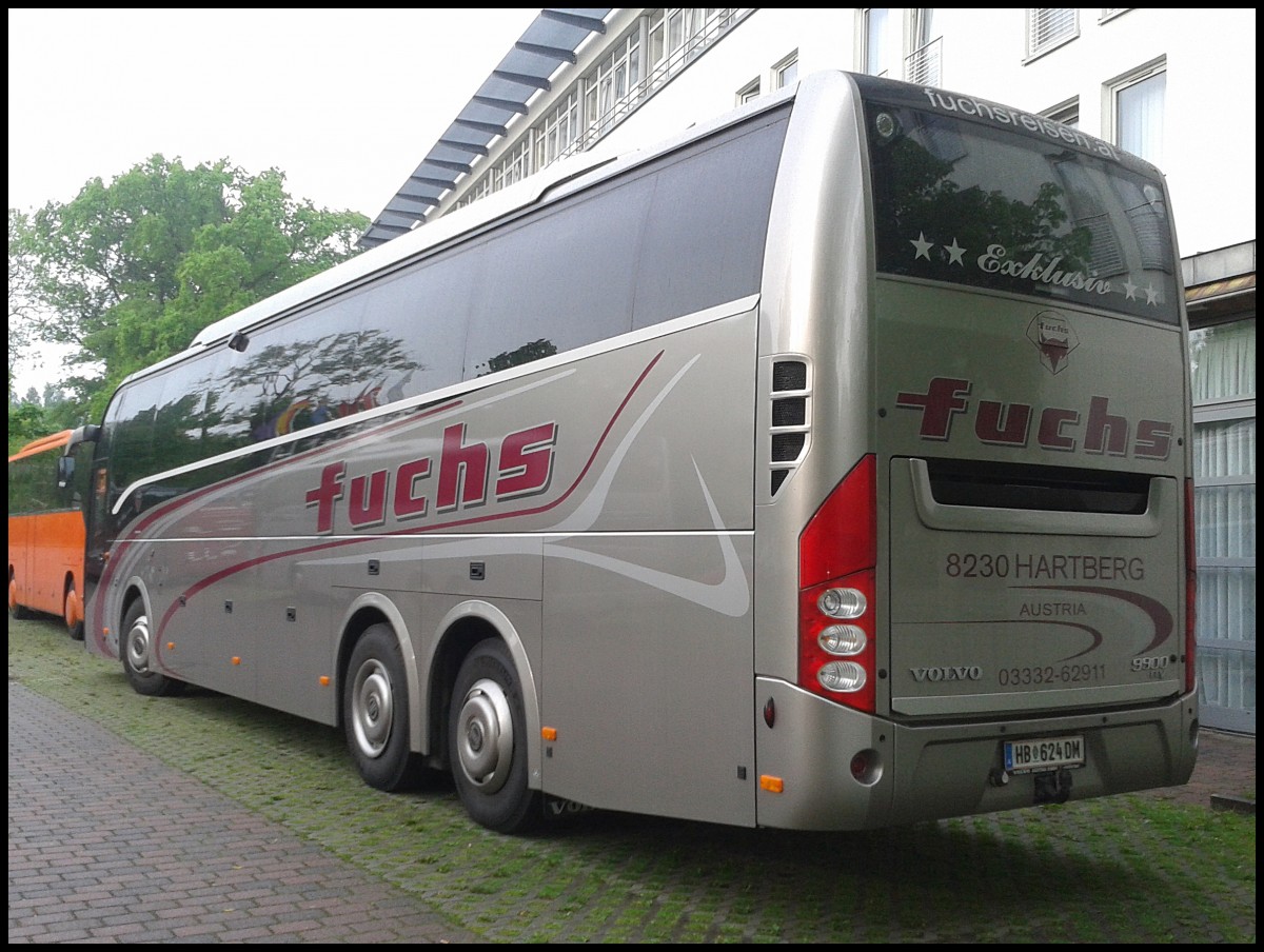 Volvo 9900 von Fuchs aus sterreich in Bergen am 22.05.2013