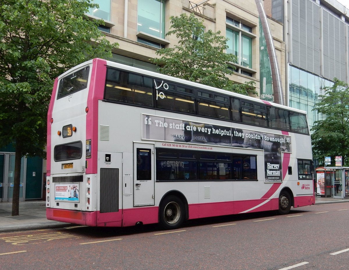 Volvo Doppeldecker Linienverkehr in Belfast am 01.06.17