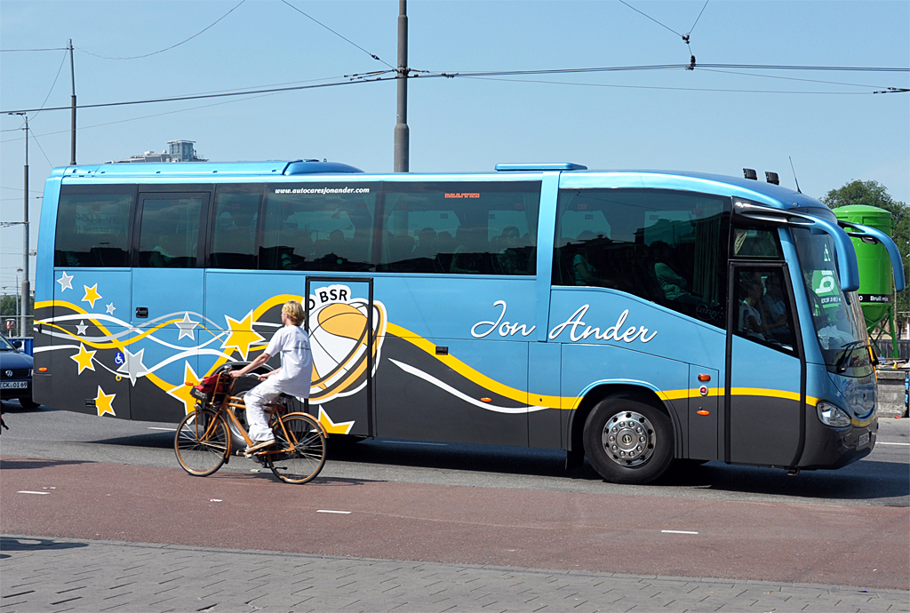 Volvo Reisebus  Jon Ander  aus Spanien in Amsterdam - 23.07.2013