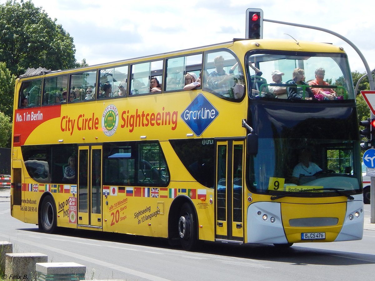 Volvo UNVI B9TL von BVB.net aus Deutschland in Berlin am 11.06.2016