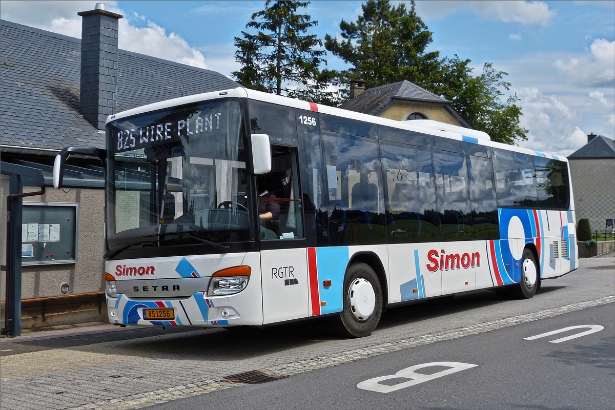 VS 1256 Setra S 416 Le von Voyages Simon, gesehen am 11.06.2019 in Erpeldange. Gruß an den freundlichen Fahrer.  