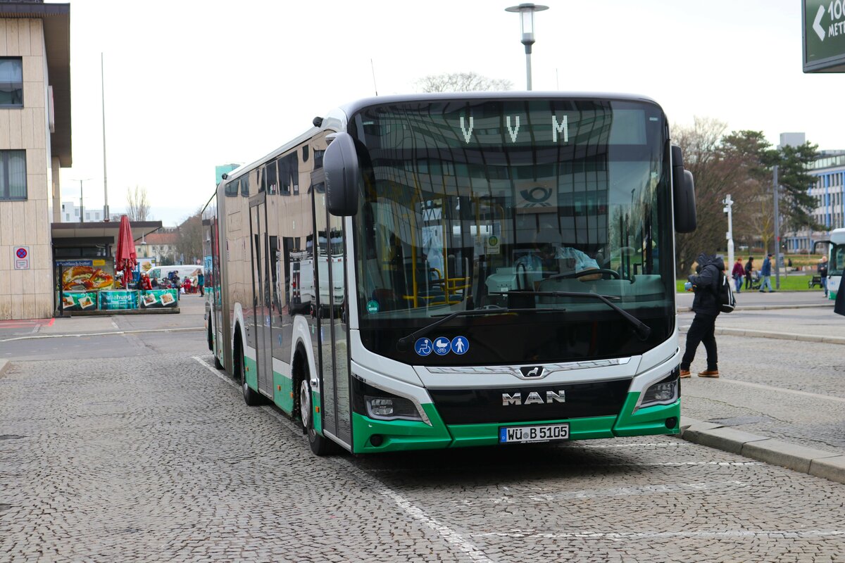 VVM MAN Lions City G am 27.12.23 in Würzburg Hbf