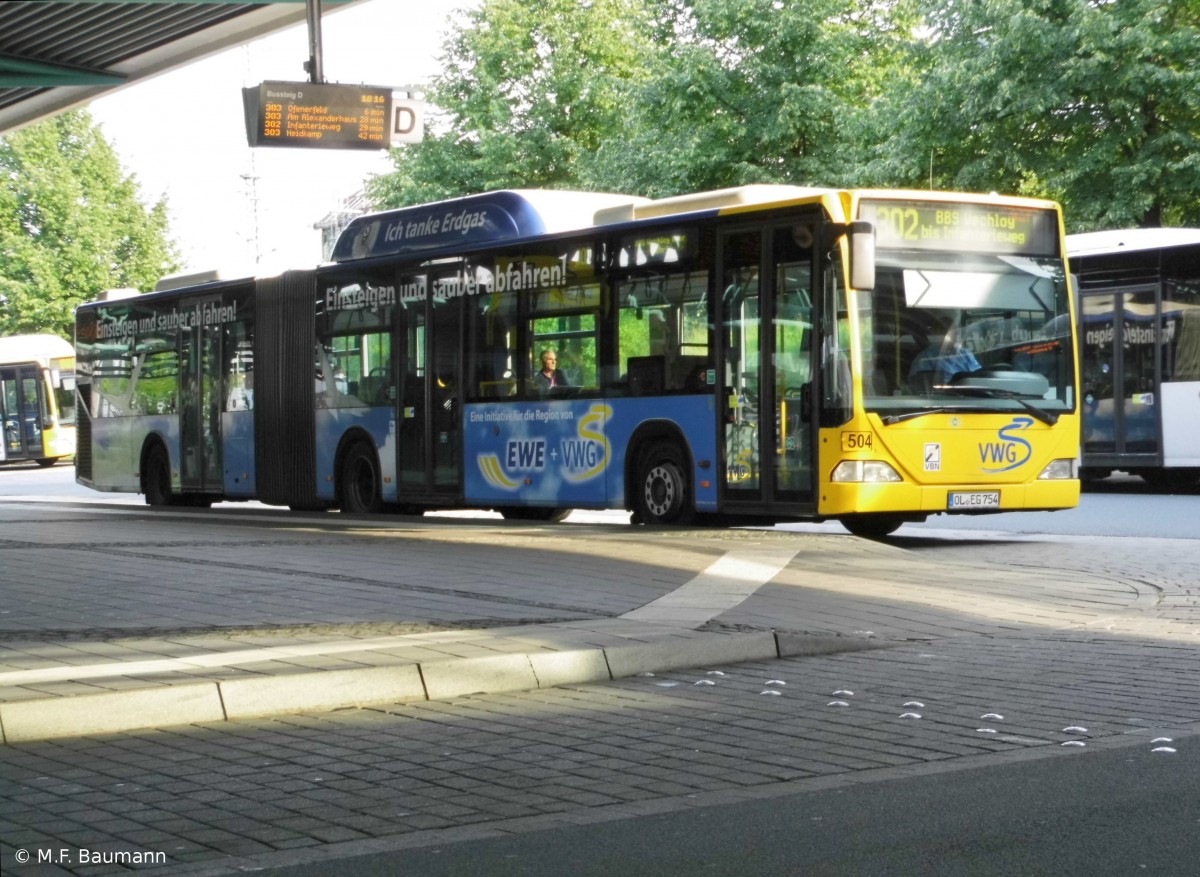 VWG 504 - MB O 530 G CNG, ZOB am 15.08.15