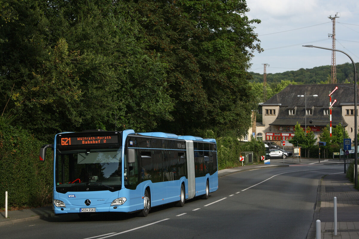 W-SW 2161, Wuppertal-Vohwinkel, 13.08.2021, 621 nach Wülfrath-Aprath Bahnhof