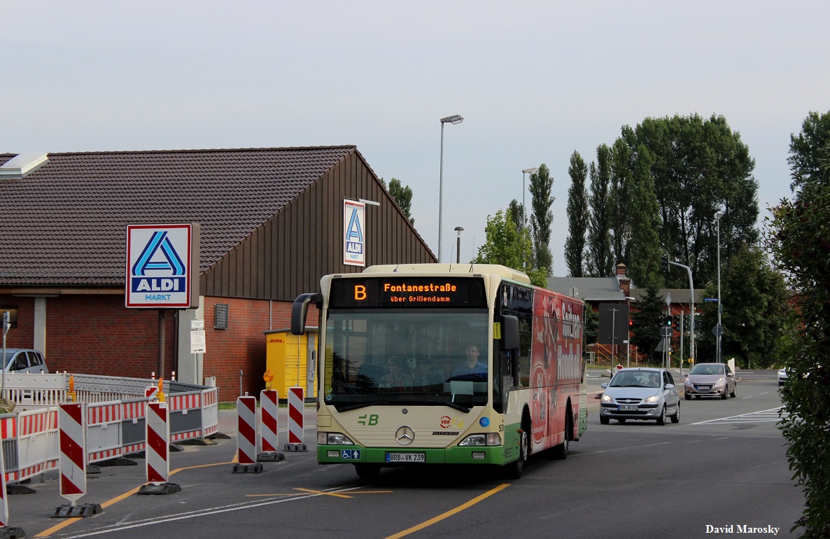 Wagen 539 der VBBr (Citaro I Ü) in der Geschwister-Scholl-Straße. 26.08.2014