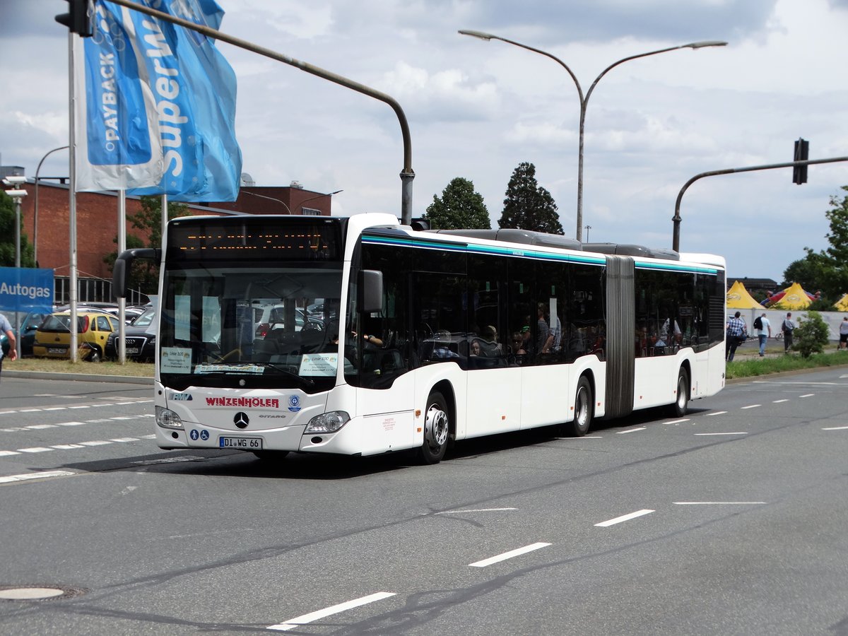 Winzenhöler Mercedes Benz Citaro 2 G am 16.06.17 am Hessentag in Rüsselsheim 