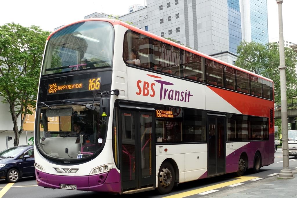 Wright Doppeldecker  SBS Transit , Singapur Januar 2017