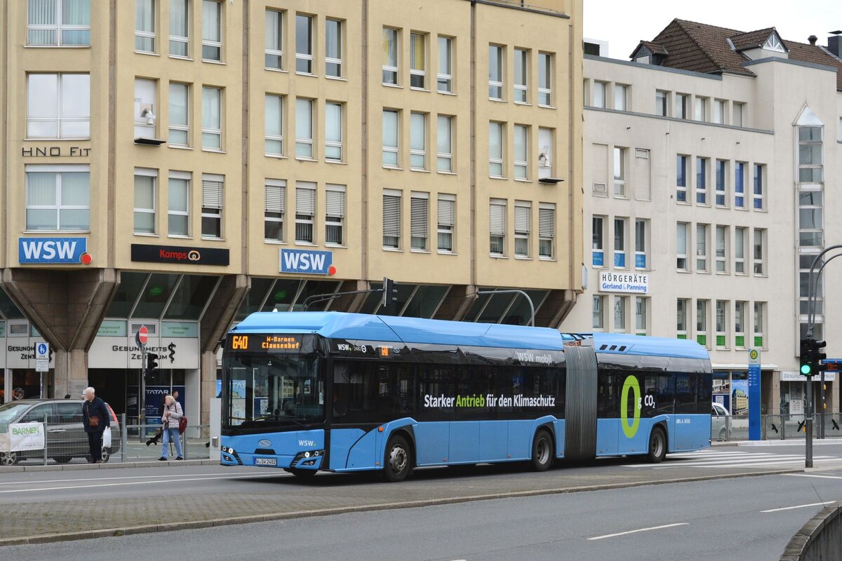 WSW KOM 2482
W-SW 2482
Linie 640, Barmen Clausenhof
Wuppertal, Alter Markt
28.02.2026