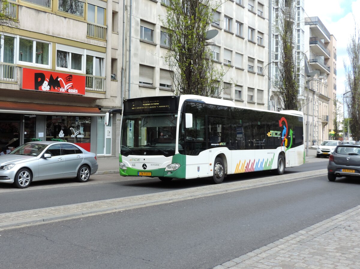 ZN 7333, Mercedes Citaro C2, Wagen 44, am 20. Mai 2021 auf der Linie 3 beim Hauptbahnhof abgelichtet.