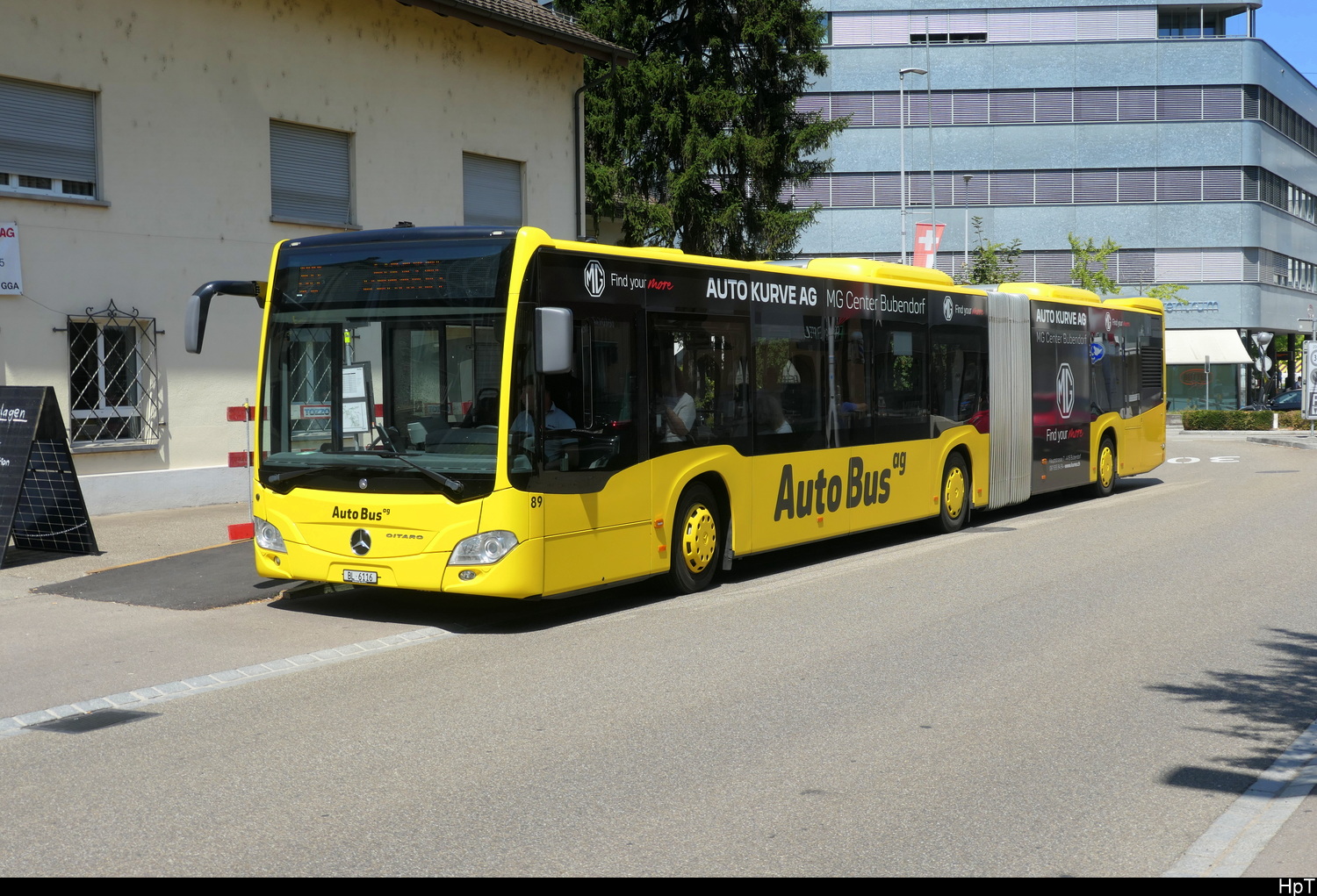 AAGL - Mercedes Citaro  Nr.89 unterwegs in Pratteln am 22.07.2026