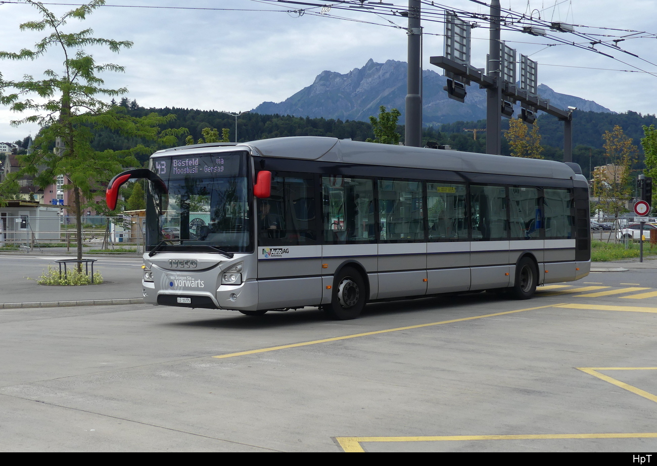 Auto AG Rothenburg AAGR - Iveco Irisbus Urbanway Nr.62 unterwegs in Emmenbrücke am 27.07.2023