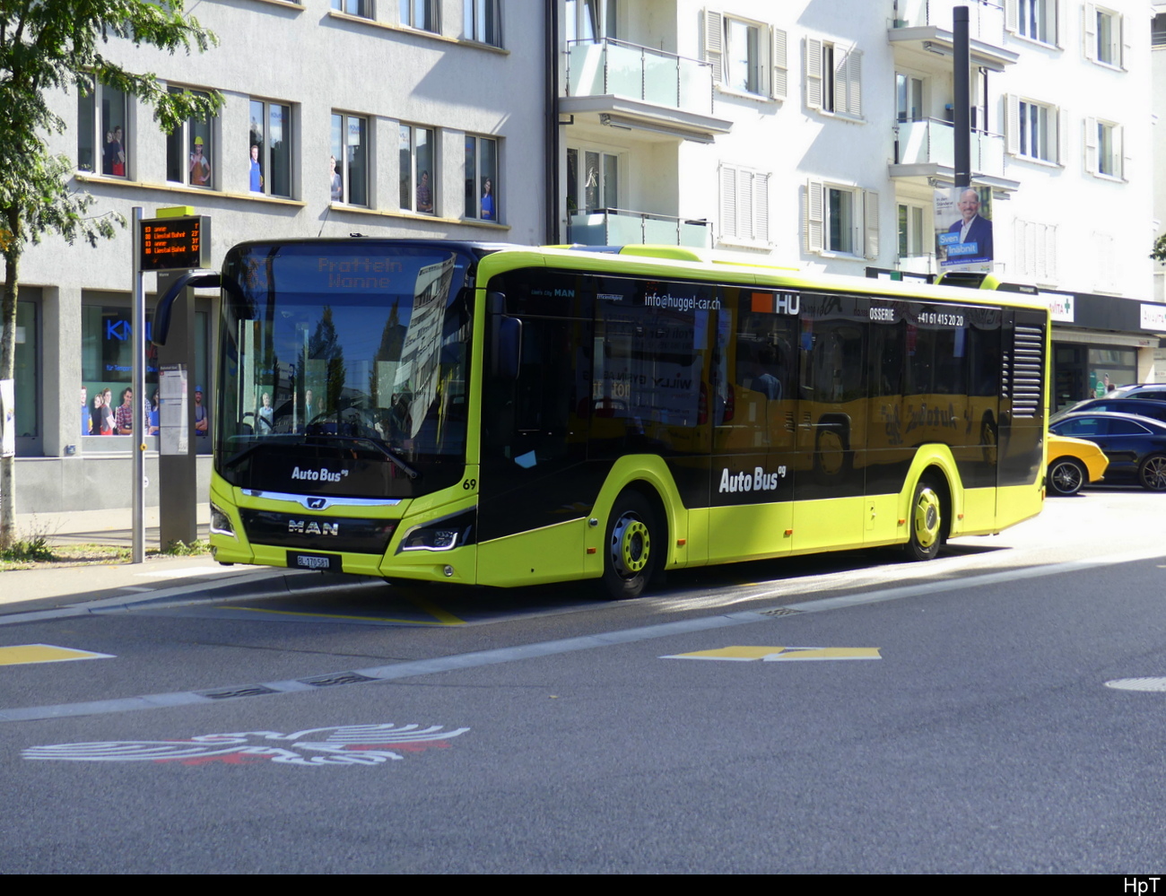 Auto Bus AG - MAN Lion`s City Hybrid Nr.69 in Pratteln am 05.10.2023
