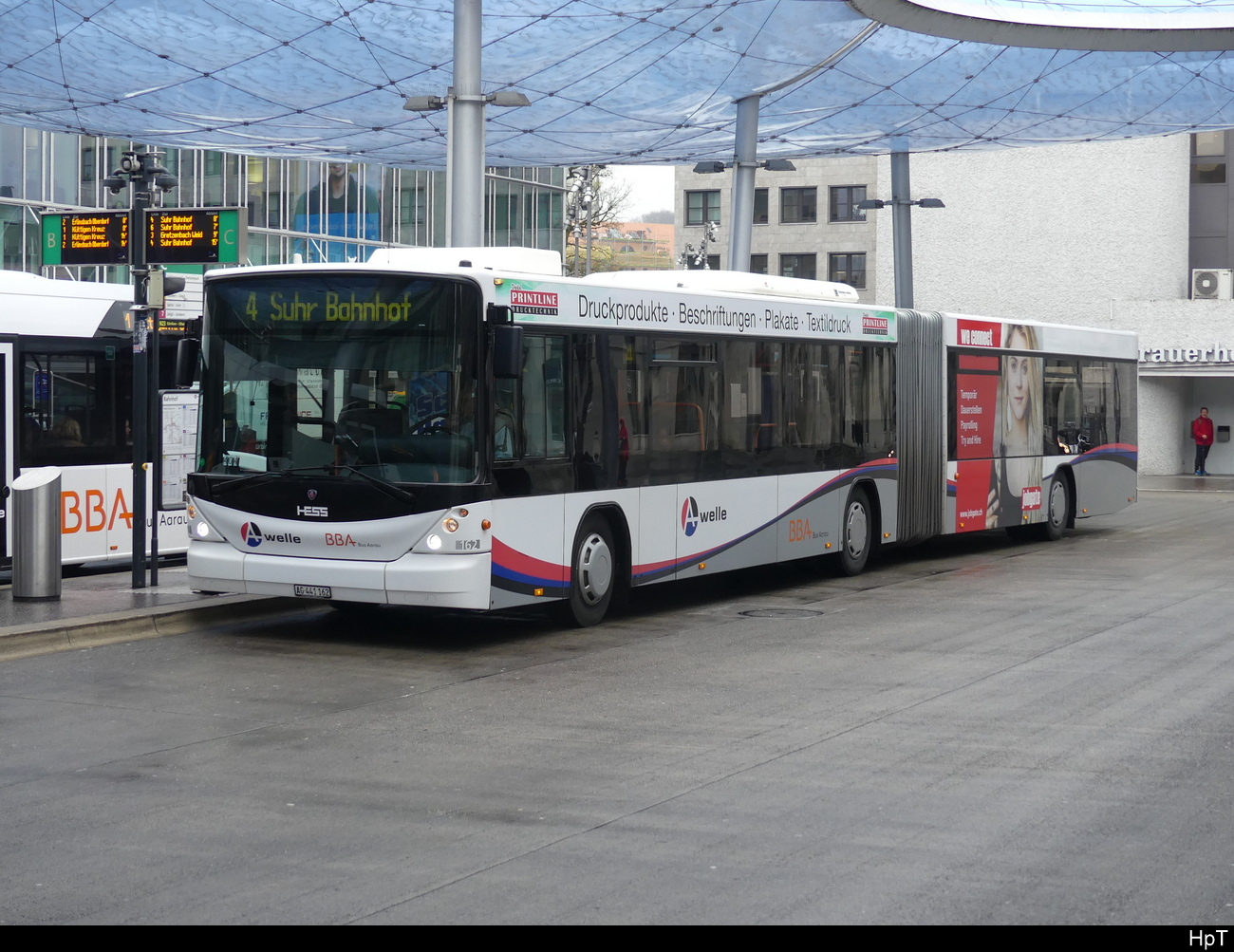 BBA - Scania-Hess  Nr.162  AG  441162 unterwegs in Aarau am 17.04.2023