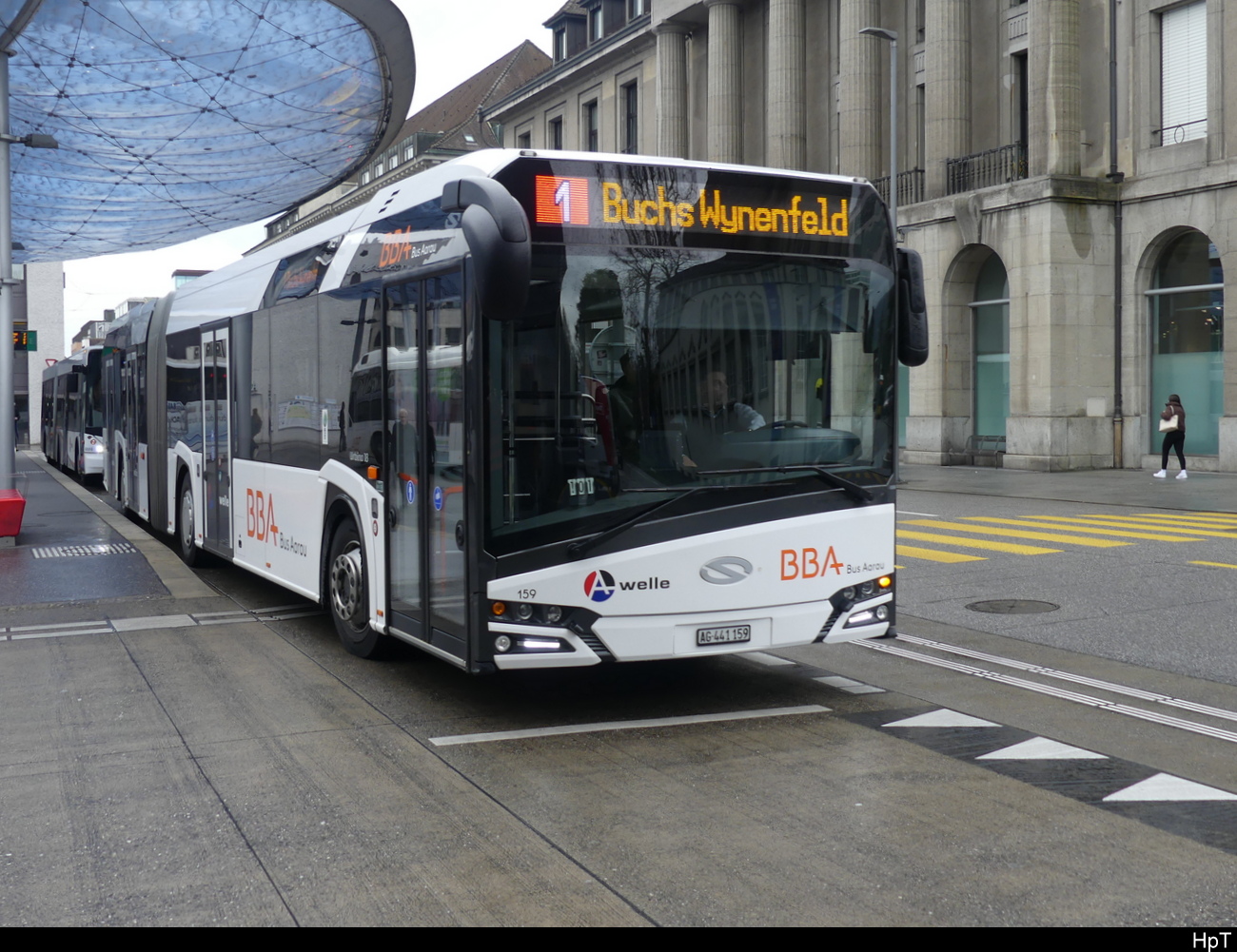 BBA - Solaris Urbino  Nr.159  AG 441159  unterwegs in Aarau am 17.04.2023