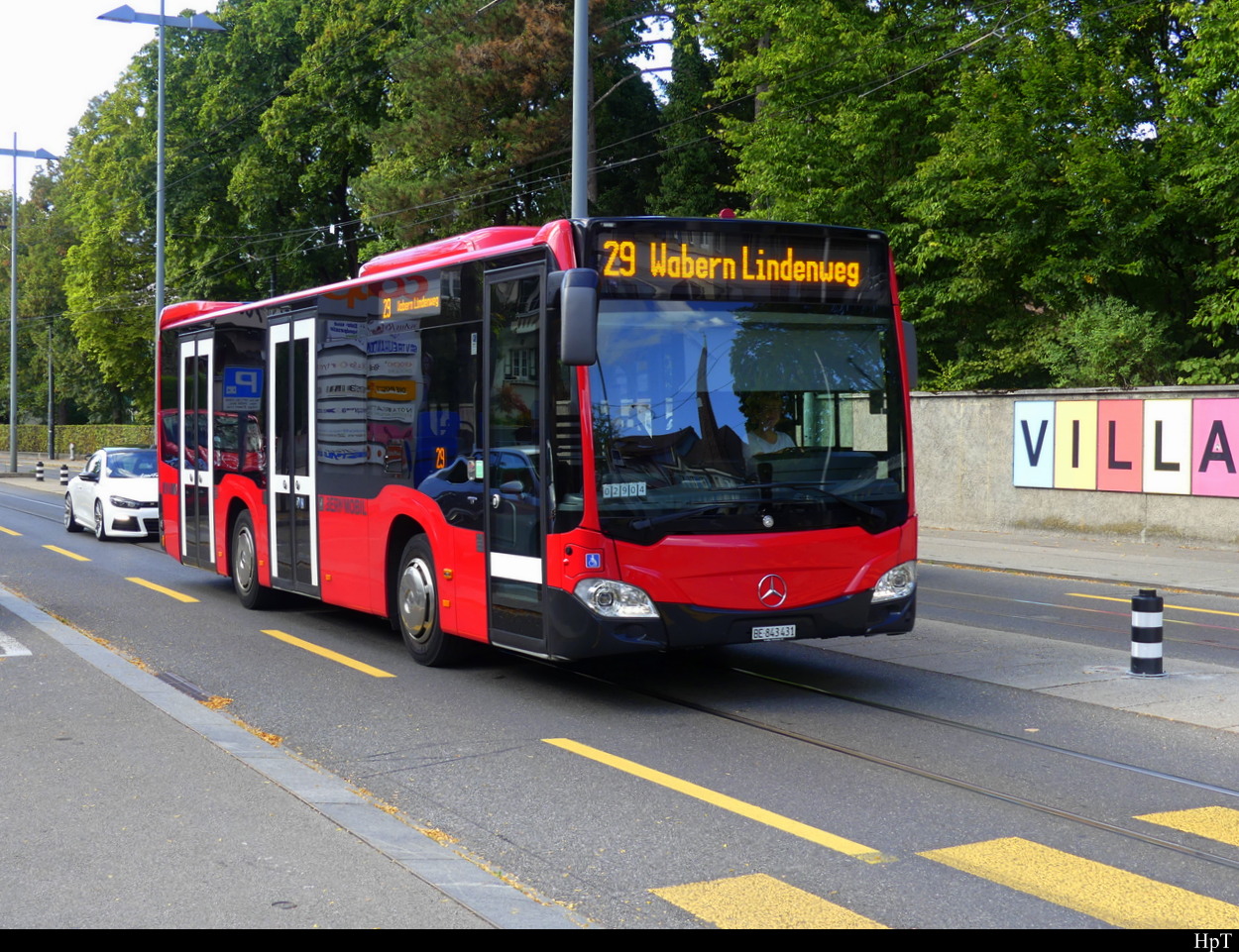 Bern Mobil - Mercedes Citaro Nr.431 unterwegs in Wabern am 31.08.2022