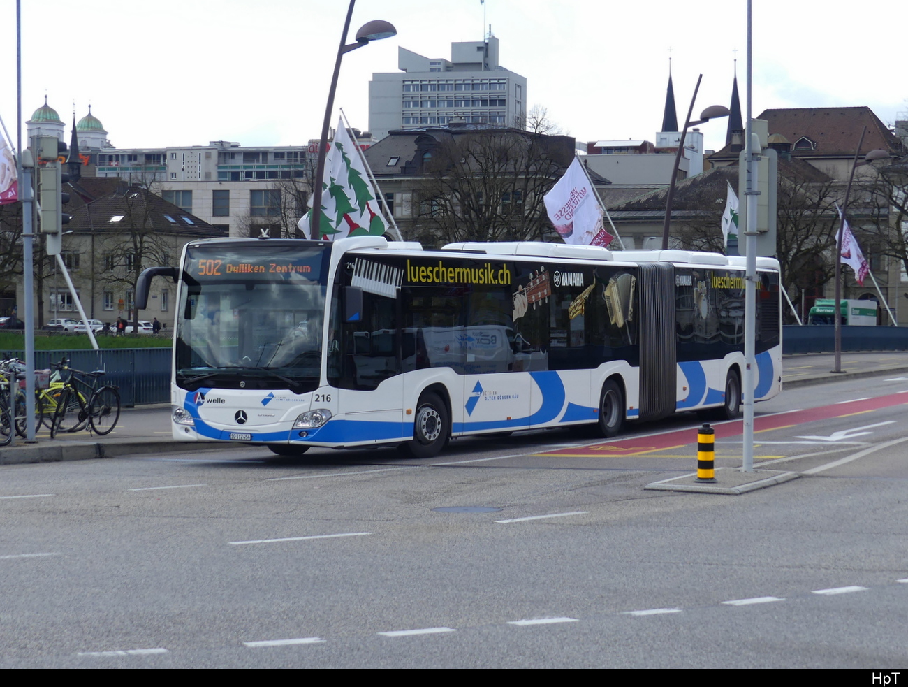 BOGG - Mercedes Citaro Nr.216 unterwegs in Olten am 17.04.2023