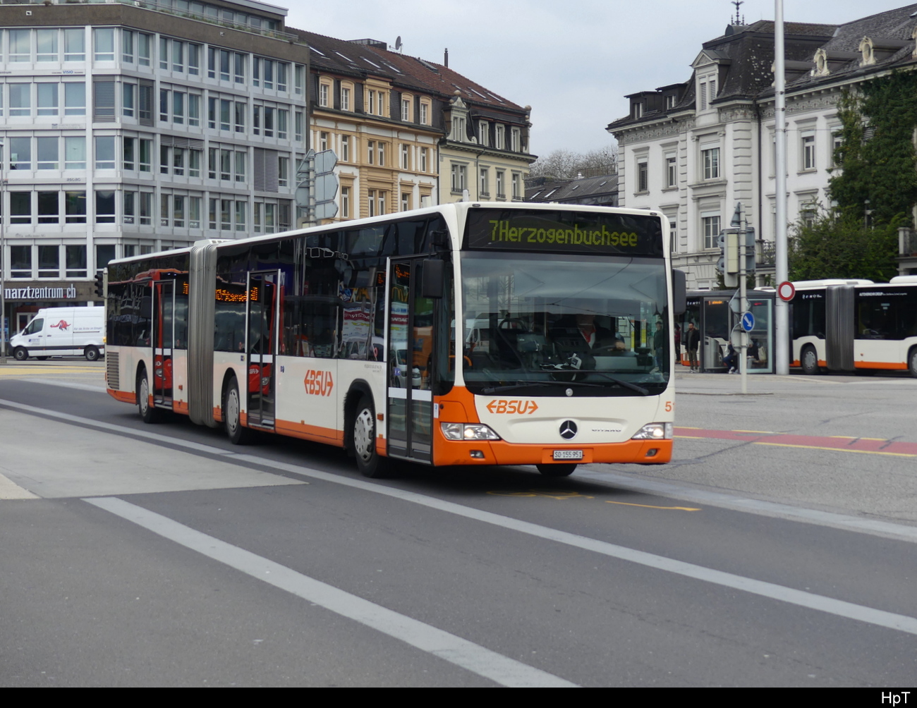 BSU - Mercedes Citaro Nr.51 unterwegs in Solothurn am 19.04.2023