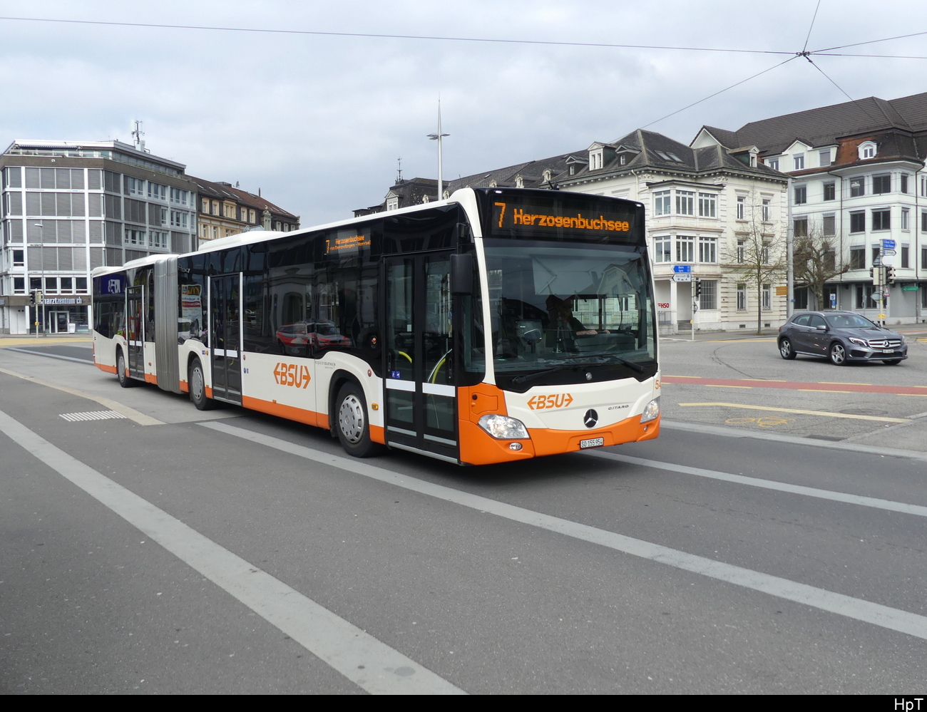BSU - Mercedes Citaro Nr.54 unterwegs in Solothurn am 19.04.2023