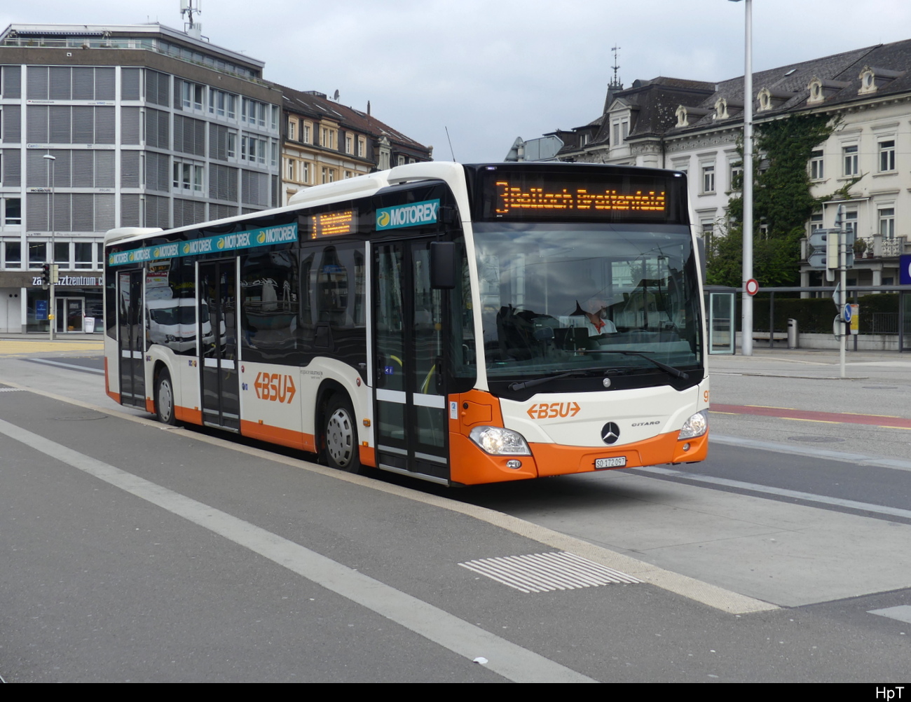 BSU - Mercedes Citaro Nr.97 unterwegs in Solothurn am 19.04.2023