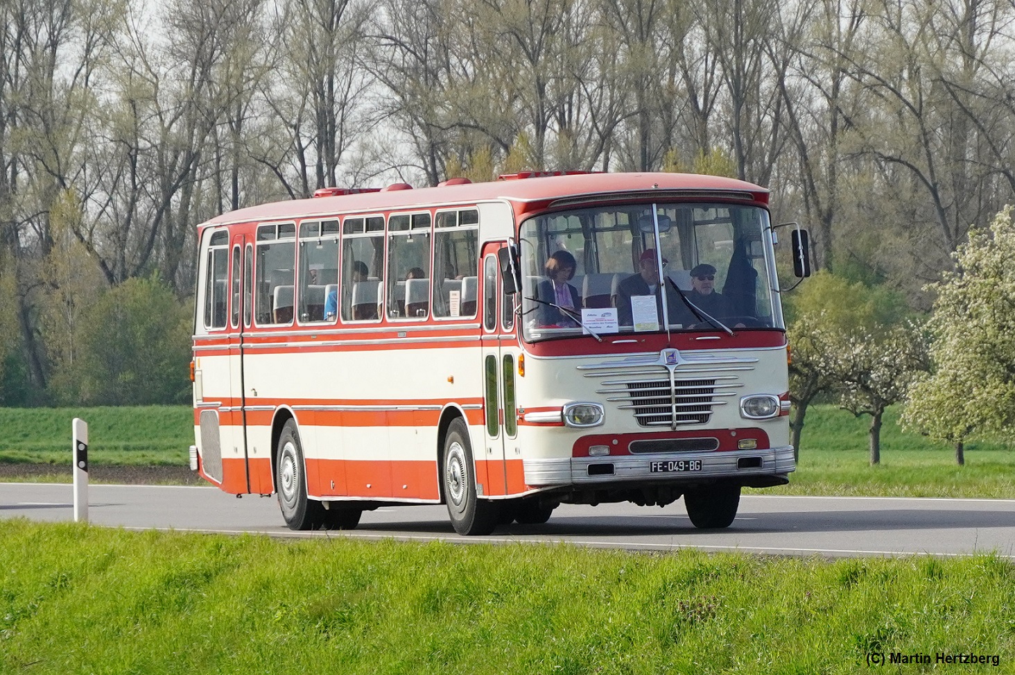 Büssing Emmelmann Präfekt 13  Autocars anciens de France , 6. Europatreffen historischer Omnibusse in Sinsheim/Speyer April 2023