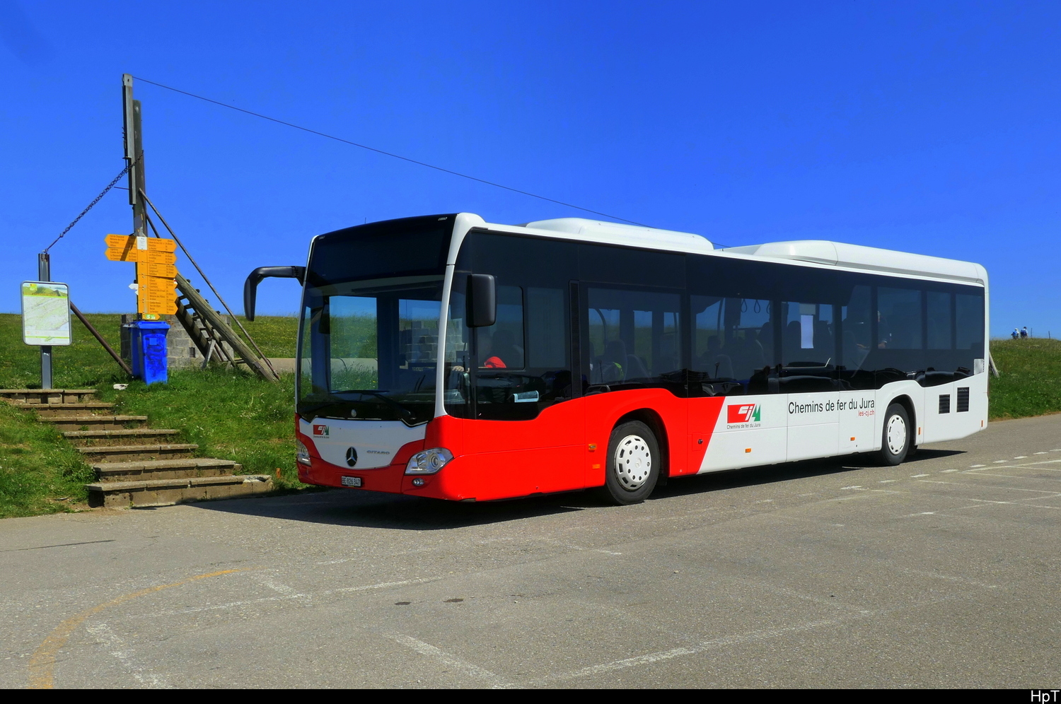 CJ - Mercedes Citaro  BE 826347 auf dem Chasseral dem Hausberg des Seelandes am 20.06.2026
