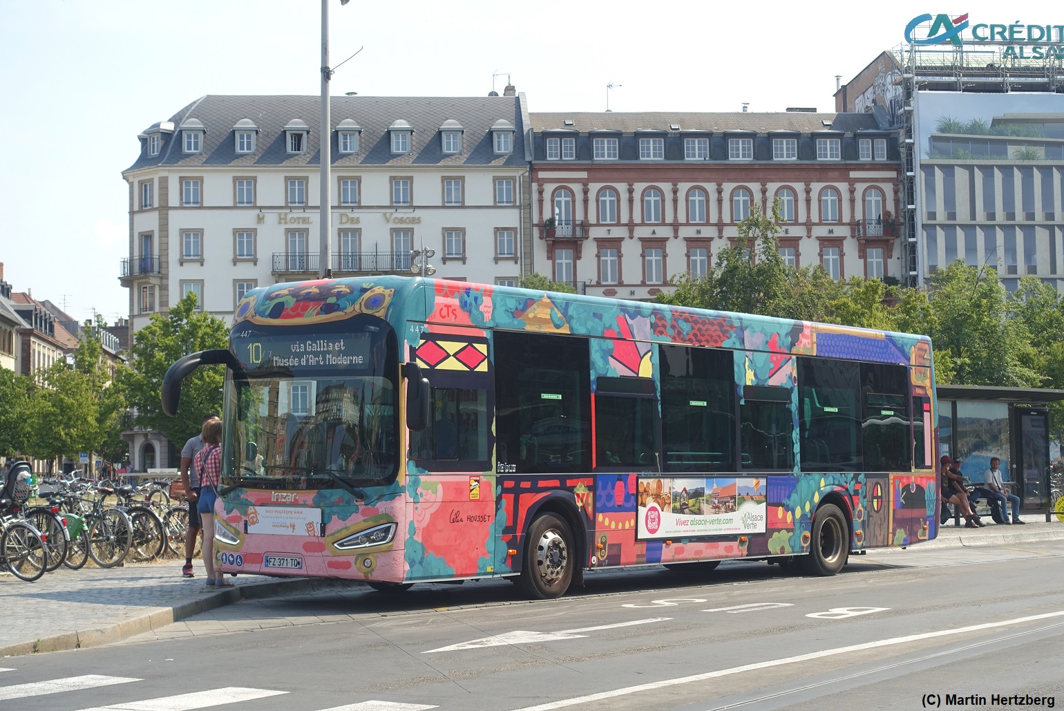 Irizar ie bus 12  CTS Strasbourg , Juni 2023