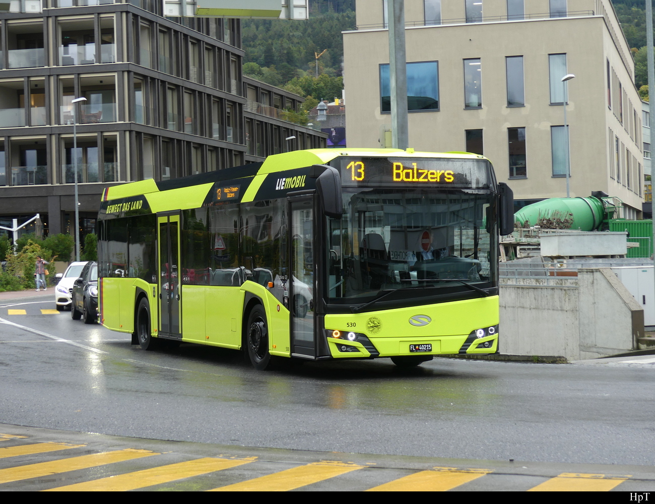 LIEMOBIL - Solaris Urbino Nr.530  FL 40215 unterwegs in Schaan am 26.09.2022