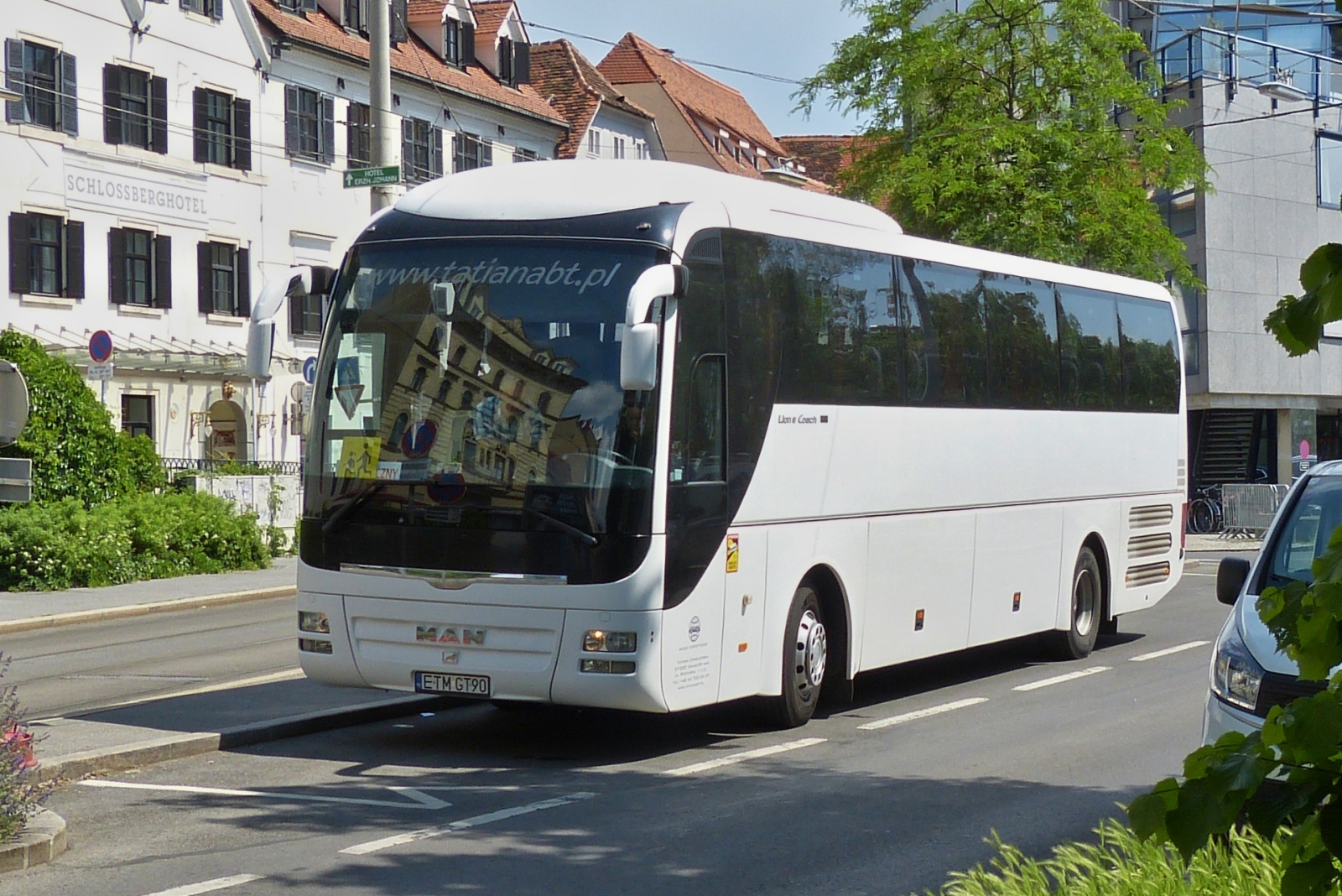 MAN Lion’s Coach, aufgenommen in den Straßen von Graz. 02.06.2023