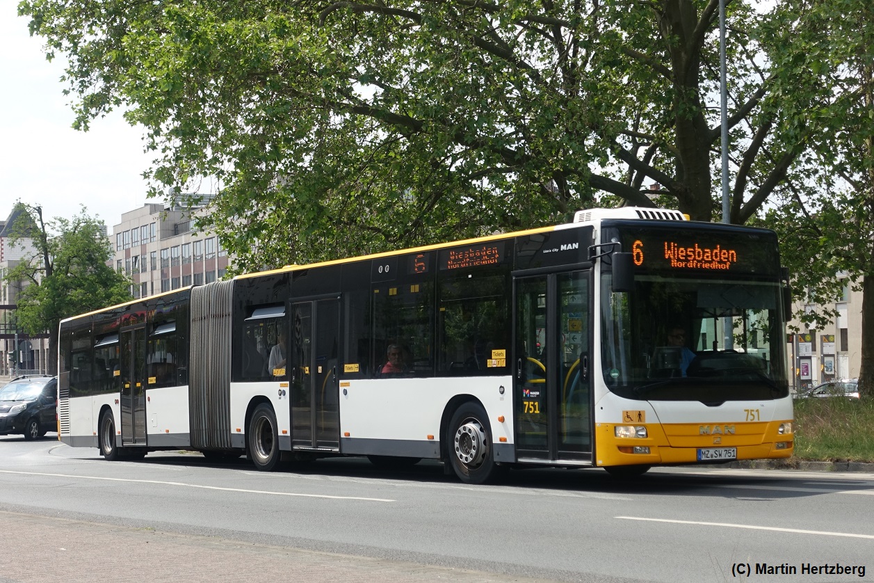 MAN Lion's City G  Mainzer Mobilität , Juni 2023