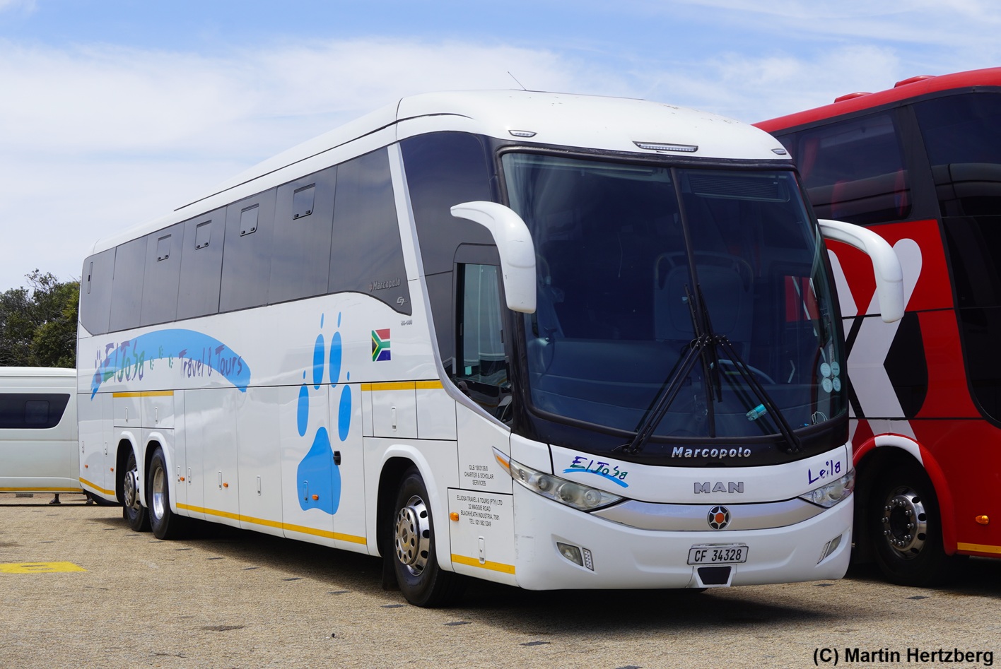 Marcopolo Paradiso 1350  ELJOSA , Kapstadt/Südafrika Januar 2026