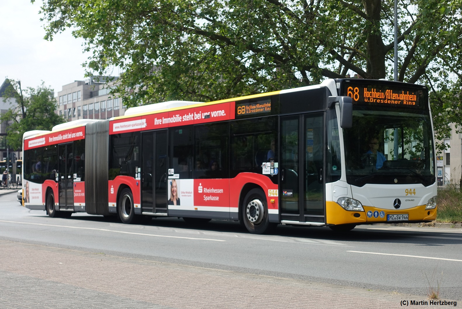 Mercedes Citaro C2 G  Mainzer Mobilität , Juni 2023