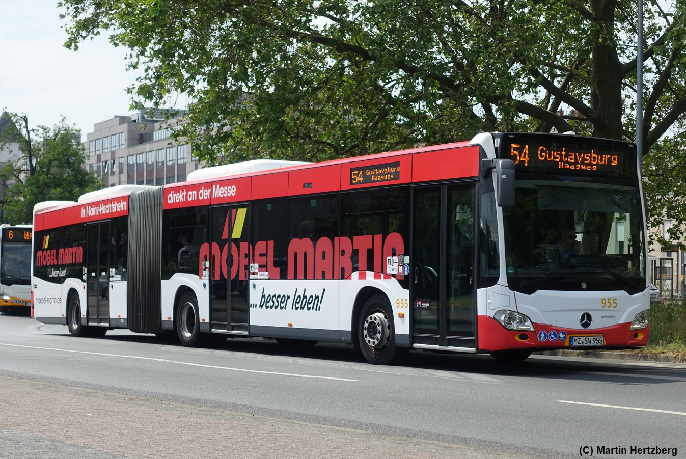 Mercedes Citaro C2 G  Mainzer Mobilität , Juni 2023