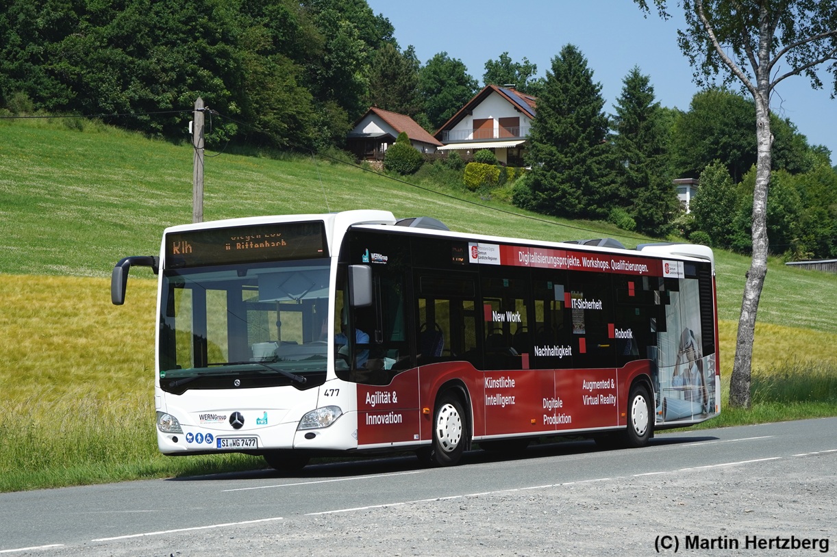 Mercedes Citaro C2  Wern , Netphen Juni 2025