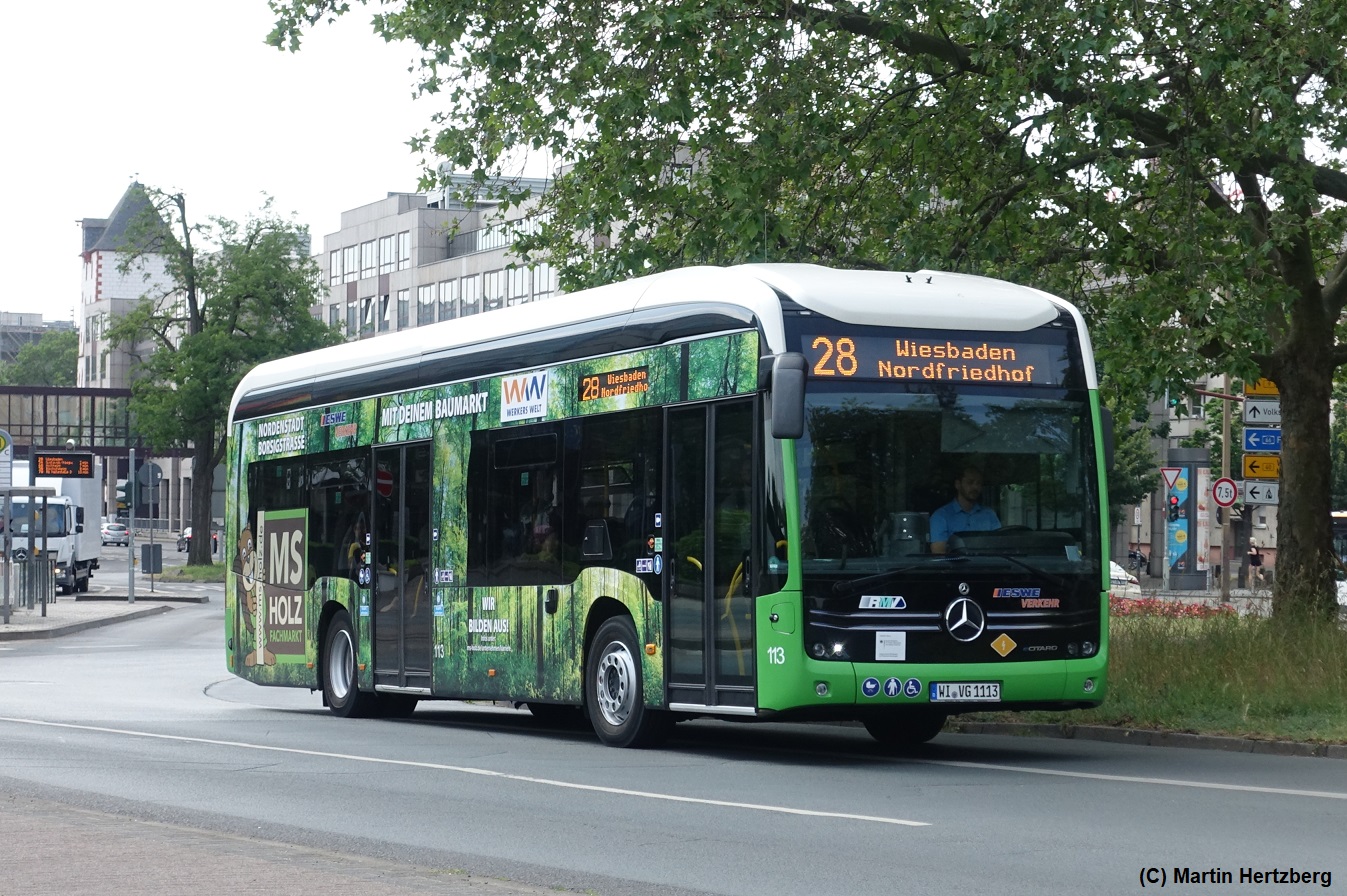 Mercedes eCitaro  ESWE Wiesbaden , Mainz Juni 2023