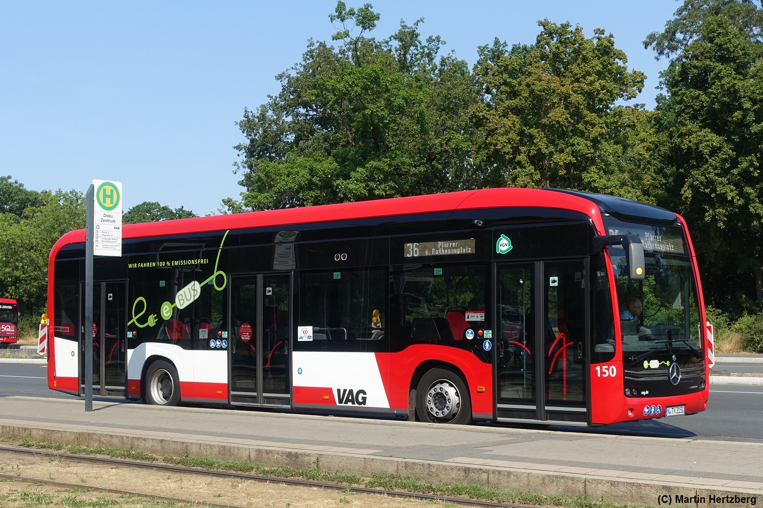 Mercedes eCitaro  VAG , Nürnberg Juli 2023