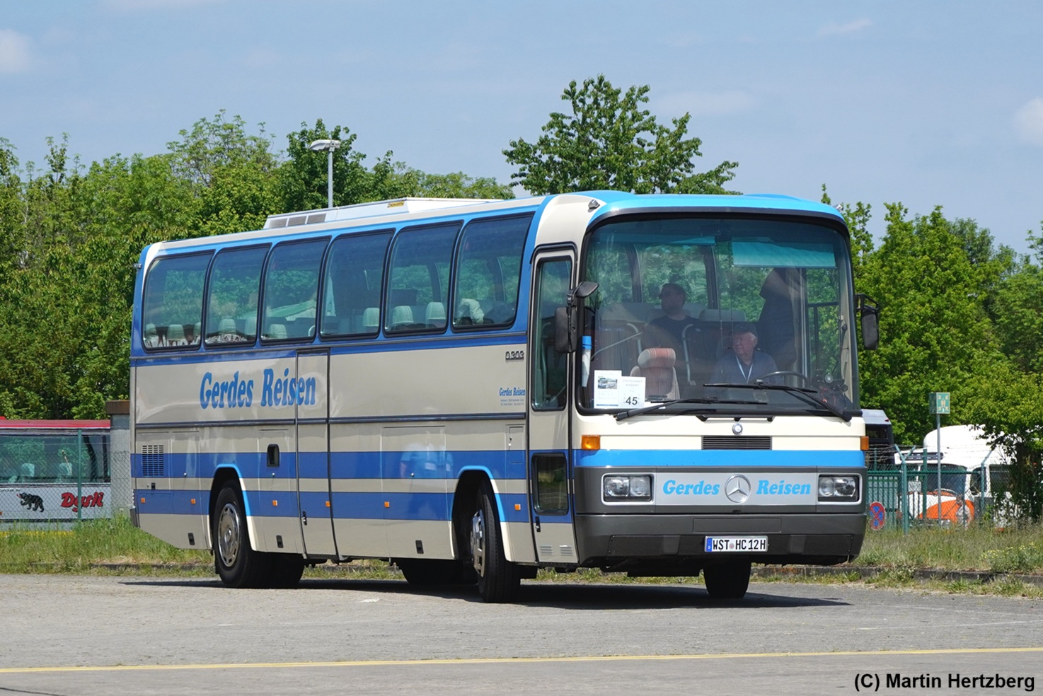 Mercedes O 303 15 RHD Bj. 1986 Gerdes, Oldtimerbustreffen Bad Mergentheim Mai 2026