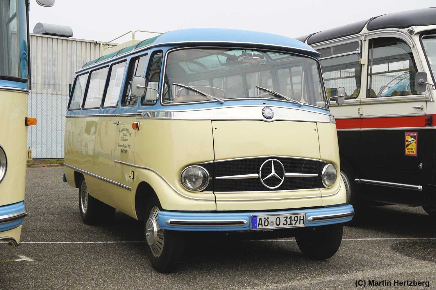 Mercedes O 319 Bj. 1966 Kainzmaier, Europ�isches Oldtimerbustreffen Wissembourg/Frankreich Oktober 2026