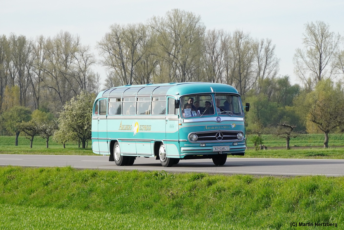 Mercedes O 321 H  Arlberg , 6. Europatreffen historischer Omnibusse in Sinsheim/Speyer April 2023