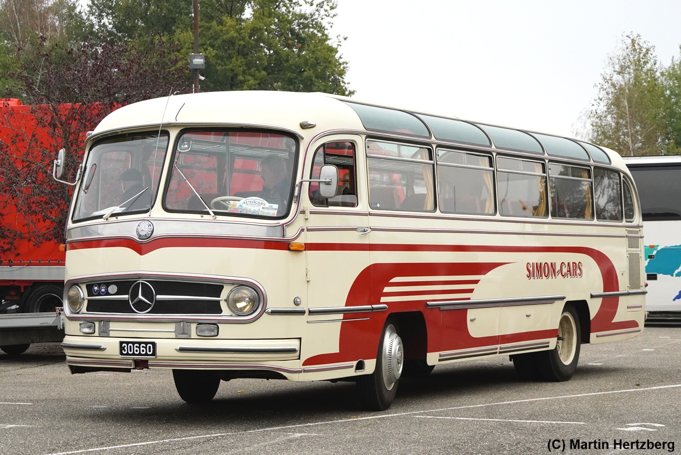 Mercedes O 321 H Bj. 1961 Simon, Europ�isches Oldtimerbustreffen Wissembourg/Frankreich Oktober 2026